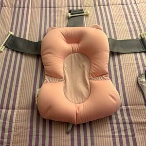 Pink Baby Bath Support Cushion